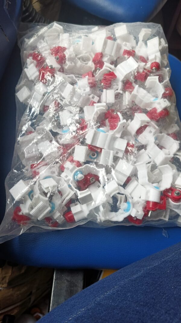 100-Pack Chicken Nipple Drinkers Without Cup - Image 3