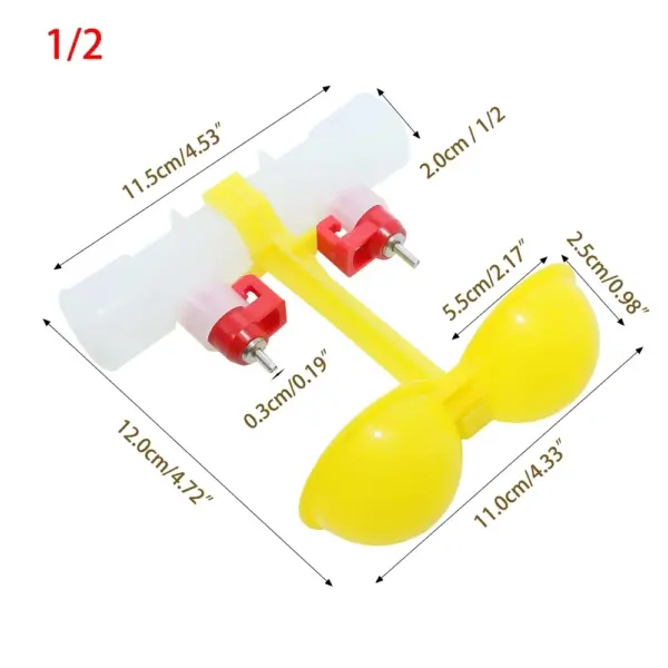 Double Cup Chicken Nipple Drinkers - Image 2
