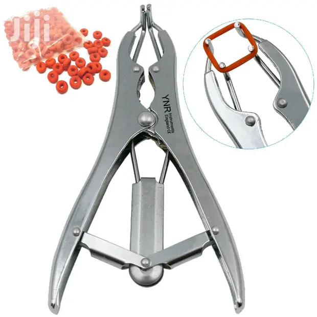 Elastrator With 100 Rubber Rings