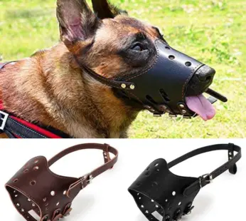 Leather Dog Muzzle (Medium)