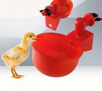 Gravity enabled automatic chicken drinker cups