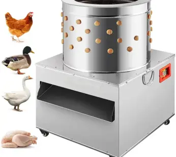 Heavy-Duty Commercial Poultry Plucker De-Feathering Machine (60 Cm Diameter)