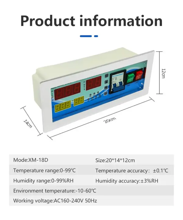 Xm-18D Incubator Controller - Image 2